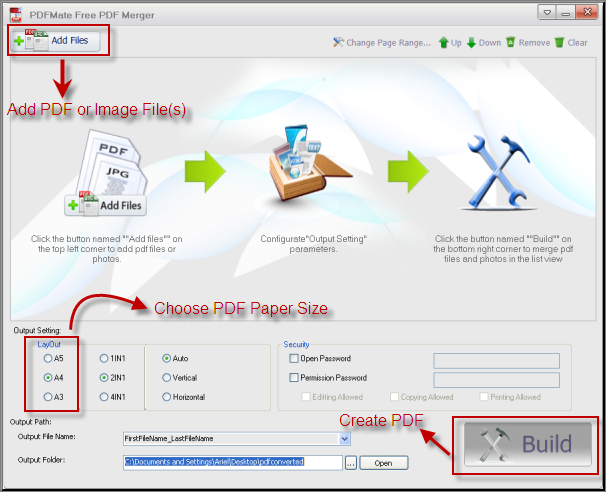 Change PDF Paper Size with PDFMate Free PDF Merger