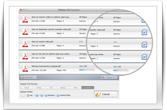 PDF Conversion in Batches