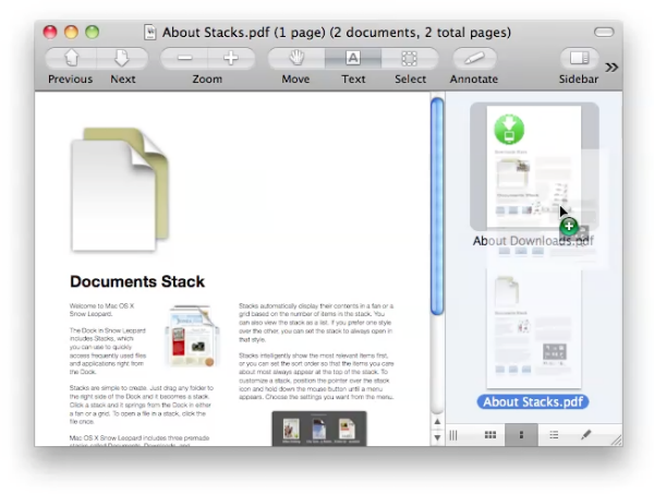 Combine PDF on Mac