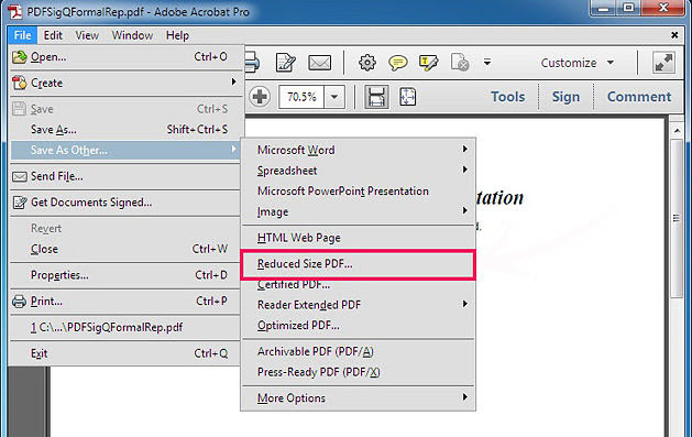 adobe acrobat dc pro add arrow