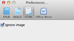PDF to HTML Setting