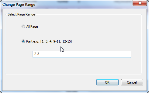 PDFMate PDF Merger Select Page Range