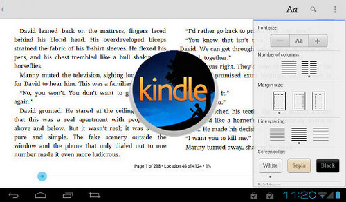 Read Kindle Books on Android Tablet