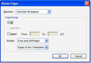 Rotate a PDF: Rotate PDF pages online for free