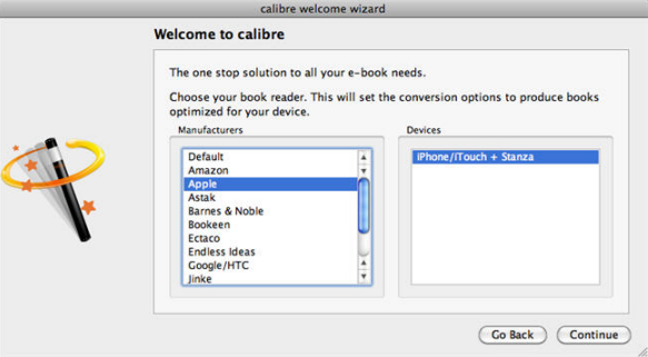 Install Calibre for Preparation