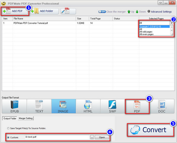 How to Split PDF online in specific order using PDF4me?