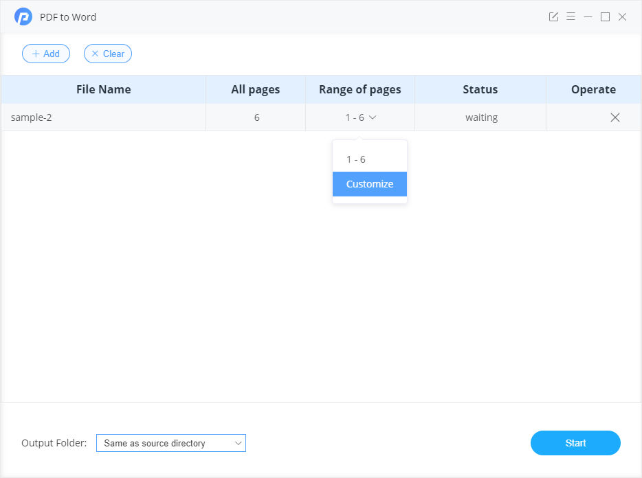 Page Customization